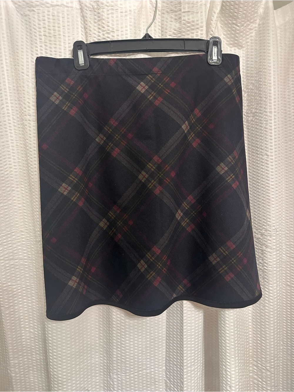 Max Studio Black Plaid Mini Skirt - Picture 3 of 4